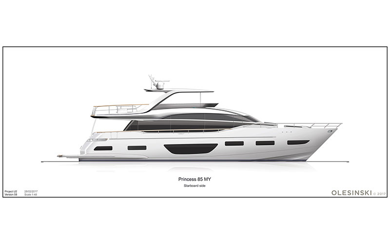 Princess Y85 プリンセスヨットジャパン Princess Yachts Japan